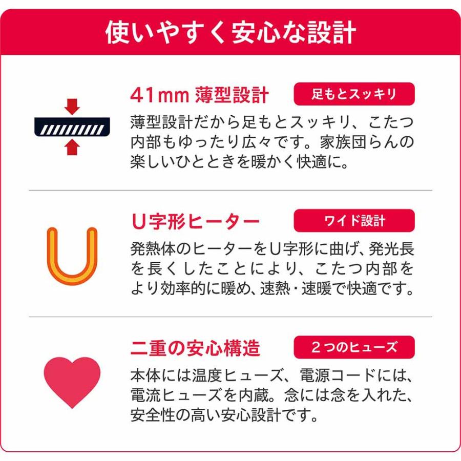 こたつ 補修 ヒーター 石英管 取替 オレンジヒート ファン 薄型 家族