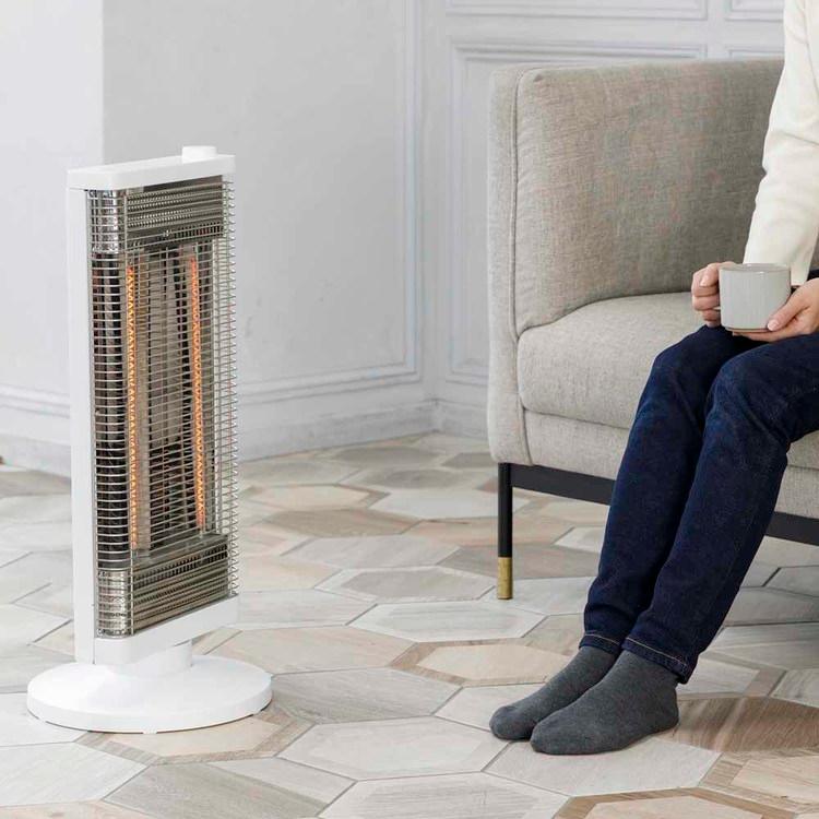 速暖 カーボン 冬 寒い 部屋 ヒーター ワイド 首振り 電気 カーボン