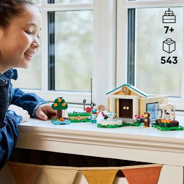 nonライトオリーブ1 レゴ LEGO 77056 ANIMAL CROSSING どうぶつの森 フータ 森の博物館