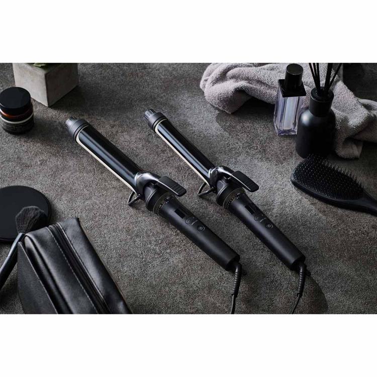 Tescom ヘアアイロン 26mm 温度調節 時短 サロン プロフェッショナル プロテクトイオン カールアイロン ブラック NIM326B-K NIM332B-K テスコム Tescom カール アイロン ヘアアイロン 26 32 プロフェショナル 温度調節 時短 サロン ブラック 送料無料 テスコム（TESCOM） ヘアアイロン 26mm 温度調節 時短 サロン