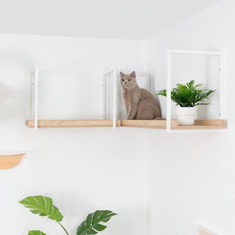 キャットウォーク キャットステップ 猫用品 ペット用品 猫家具 猫ベッド 壁掛け 天井吊り下げ 猫 部屋 MYZOO AVENUE L MZ0054の画像