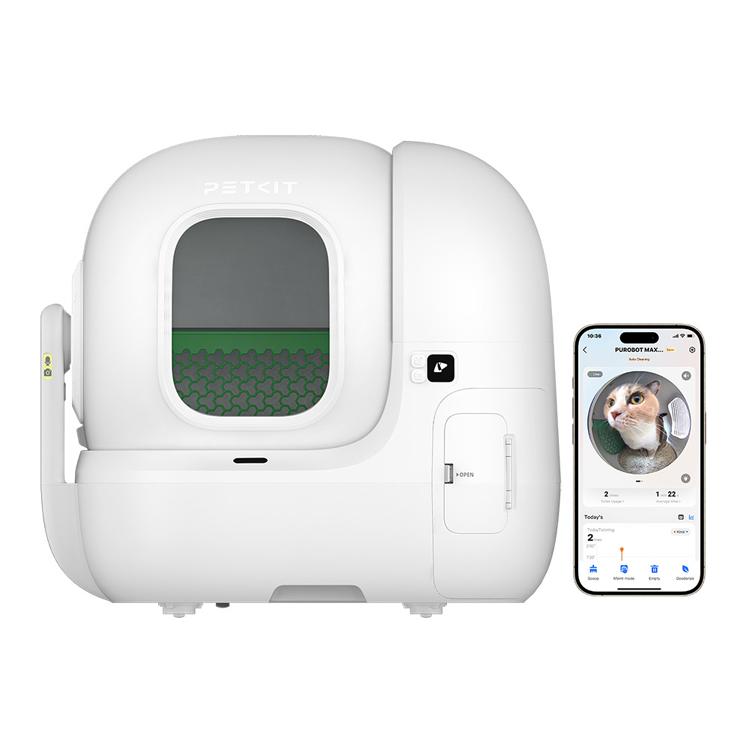PETKIT 自動トイレMAX2 カメラ付き Amazon | PETKIT 猫 トイレ 自動トイレ カメラ付き 1080P 暗視機能 2.4