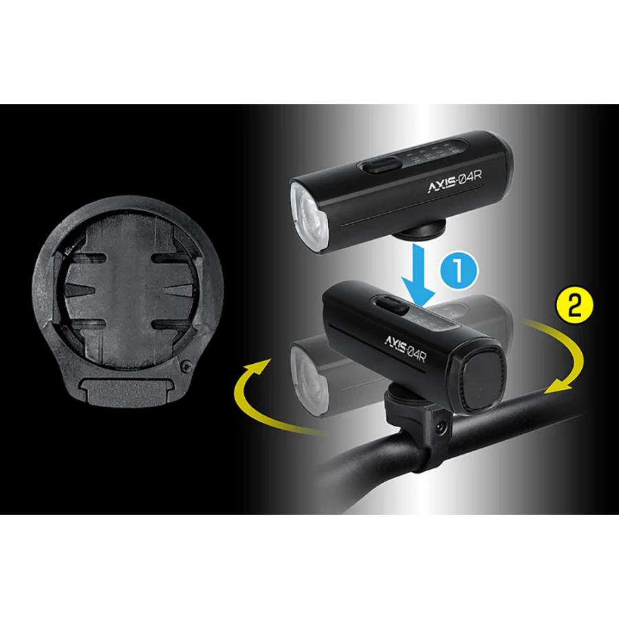 GENTOS（ジェントス） バイクライト 自転車用ライト USB充電式 サイド