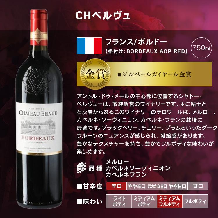 フランス・ボルドー赤ワイン 金賞 6本セットワイン ワインセット 赤