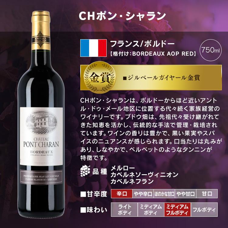 フランス・ボルドー赤ワイン 金賞 6本セットワイン ワインセット 赤