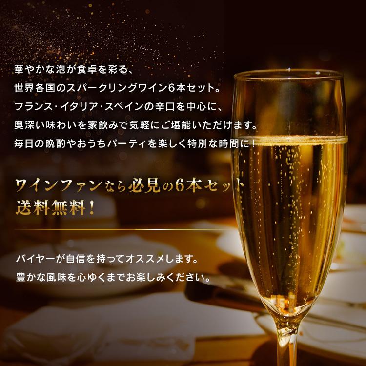ワイン スパークリングワイン 6本セット ワインセット スパークリング