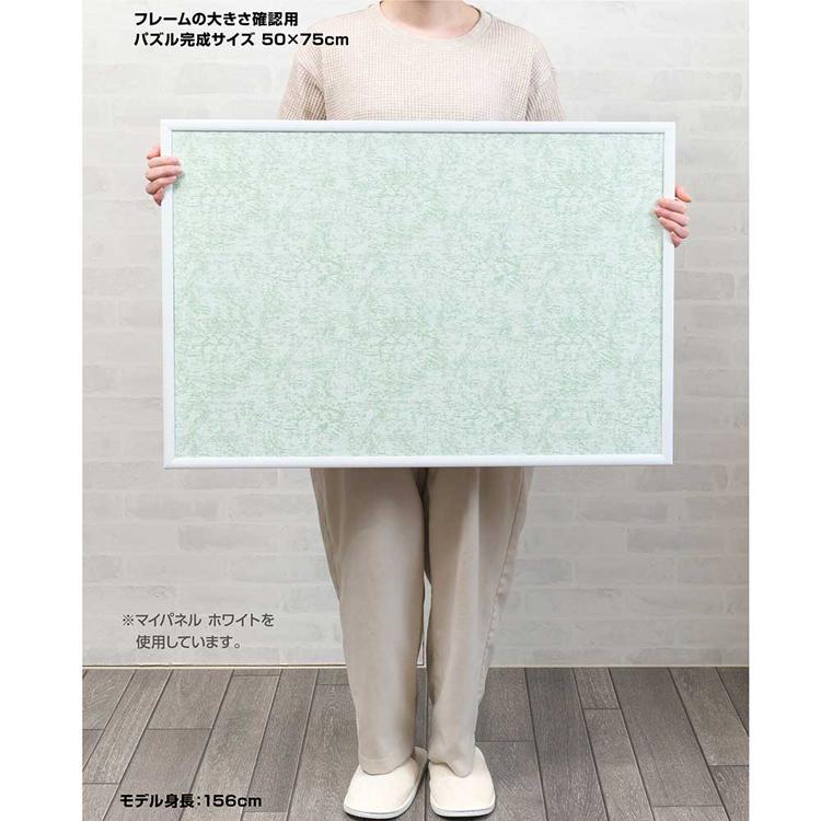 ジグソーパズル フレーム 50×75cm マイパネル パネルNo.10 黒 BK
