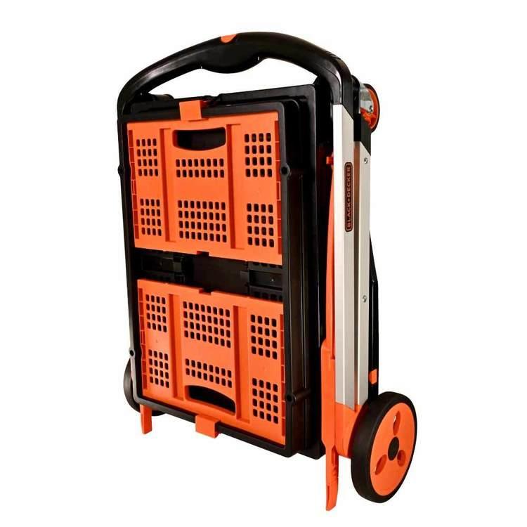 カート BLACK＆DECKER 折りたたみ式 2段式 BOX付 ブラックアンド 