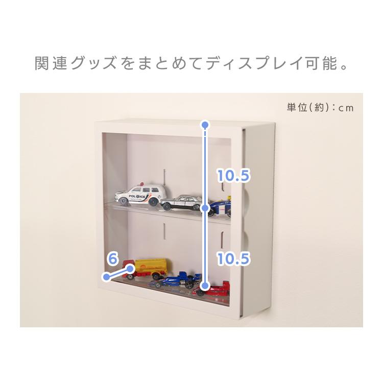 不二貿易（Fuji Boeki） 壁掛け 扉付き 壁掛けコレクションケース 推し
