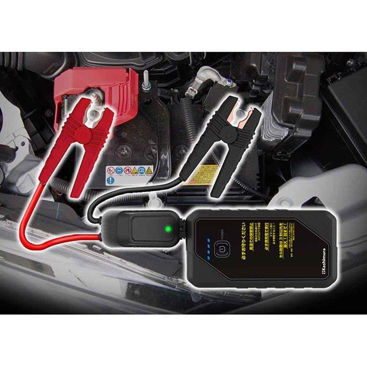 Kashimura（カシムラ） 車用 ジャンプスターター 6400mAh USB2.4A LED