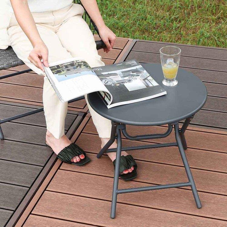 テーブル　チェア　セット　ガーデン　ベランダ　キャンプ　アウトドア　新品未使用 ガーデンセット テーブル チェア 折りたたみ コンパクト 3点セット