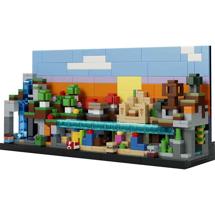 おもちゃ 玩具 ブロック プレゼント 誕生日 クリスマス マイクラ マインクラフト ゲーム LEGO ミニバイオーム 21589 MINECRAFTの画像