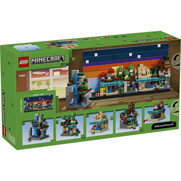 おもちゃ 玩具 ブロック プレゼント 誕生日 クリスマス マイクラ マインクラフト ゲーム LEGO ミニバイオーム 21589 MINECRAFTの画像