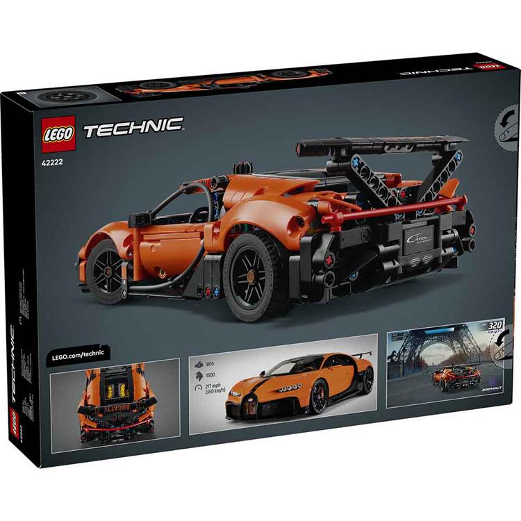 おもちゃ 玩具 ブロック プレゼント 誕生日 クリスマス 小学生 のりもの LEGO Bugatti Chiron Pur Sport ハイパーカー 42222 TECHNICの画像