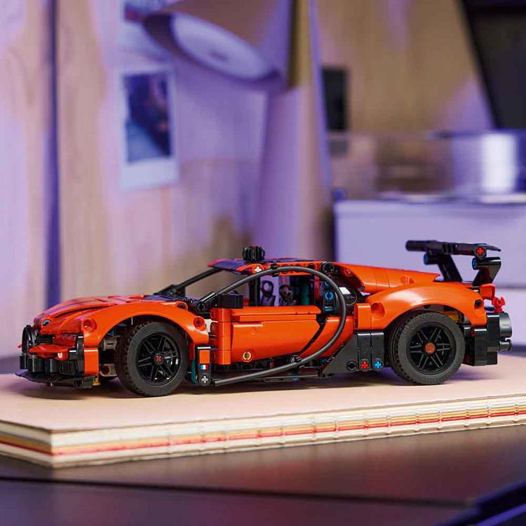 おもちゃ 玩具 ブロック プレゼント 誕生日 クリスマス 小学生 のりもの LEGO Bugatti Chiron Pur Sport ハイパーカー 42222 TECHNICの画像