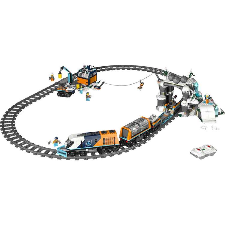 おもちゃ 玩具 ブロック プレゼント 誕生日 クリスマス 小学生 シティ 電車 たんけん 北極探検急行 60470 CITY