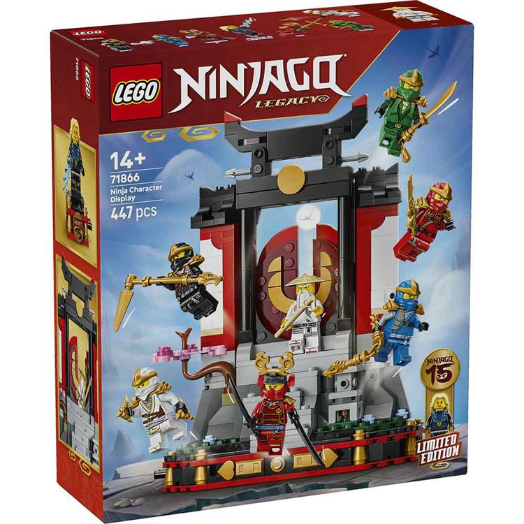 おもちゃ 玩具 ブロック プレゼント 誕生日 クリスマス 子供 男の子 ニンジャゴー LEGO ニンジャ キャラクターディスプレイ＜15周年記念モデル＞ 71866 NINJAGOの画像