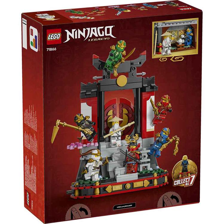 おもちゃ 玩具 ブロック プレゼント 誕生日 クリスマス 子供 男の子 ニンジャゴー LEGO ニンジャ キャラクターディスプレイ＜15周年記念モデル＞ 71866 NINJAGOの画像
