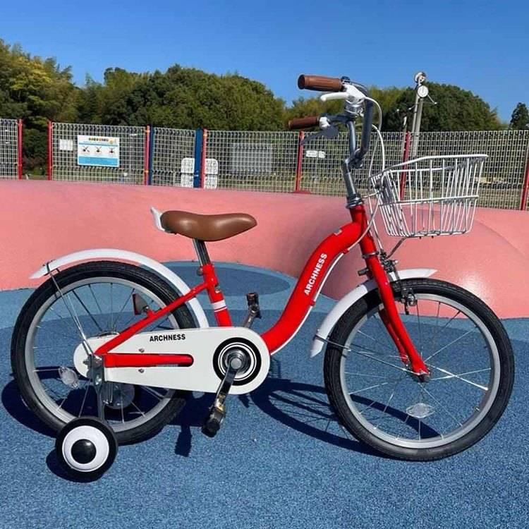 カーズ 子供用自転車 18インチ 赤 補助輪 前カゴ ベル ダイヤルロック付き 子供用自転車 幼児用自転車 カゴ付き 18インチ 補助輪 (完成品お届け