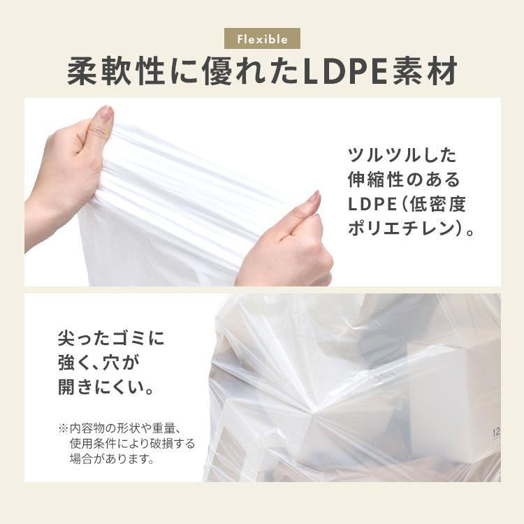 ゴミ袋 乳白色 厚型 45L 100枚 大容量 ボックスタイプ 箱入り ごみ袋 厚手乳白ゴミ袋 0.02mm スマートエール |  | 07