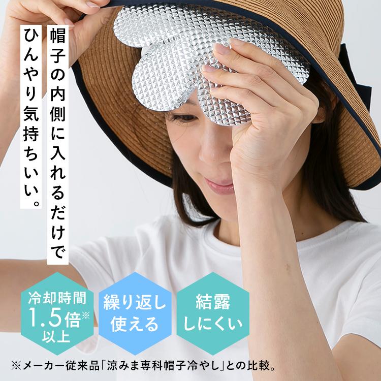 冷却グッズ 暑さ対策 涼みま専科 帽子冷やし NEO 28℃以下で自然に凍る