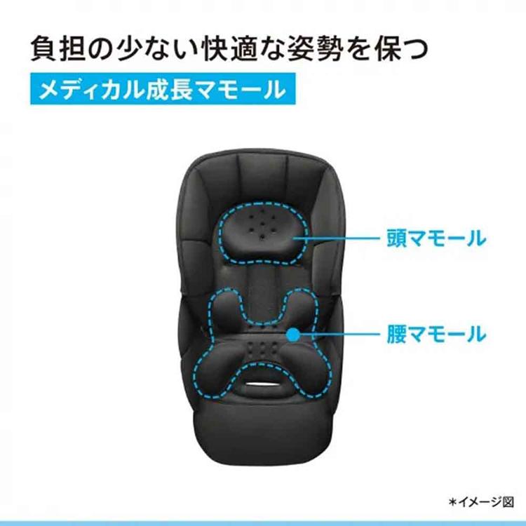 ベビーカー a型 アップリカ 軽量 ファーストベビーカー A型ベビーカー ベビー用品 ラクーナエアー プラス 通気性 収納 フード グレー Apricaの画像