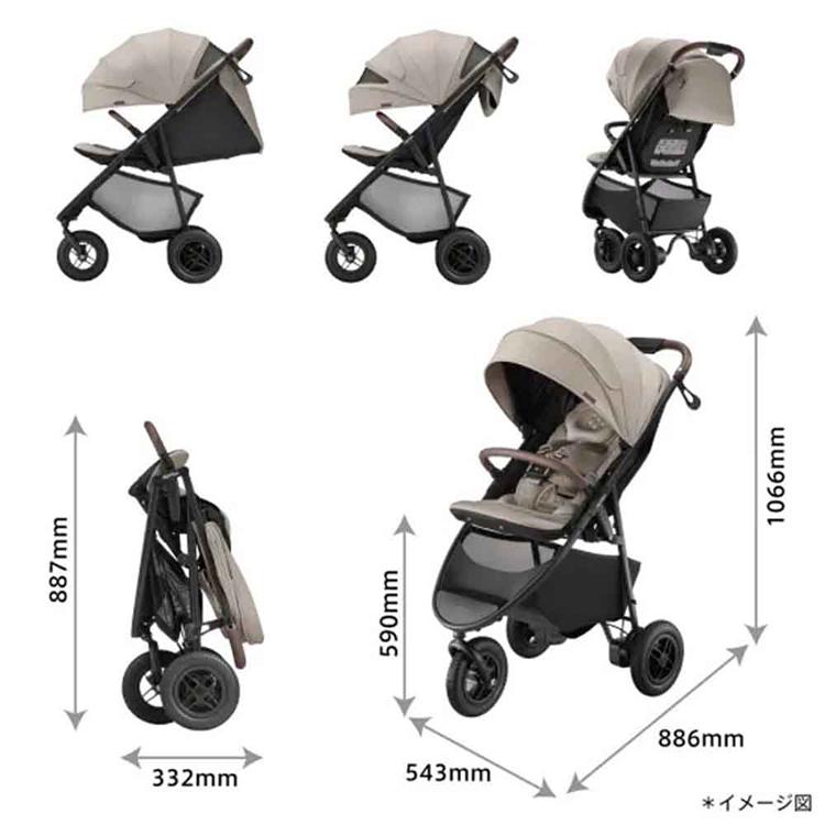 アップリカ（Aprica） ベビーカー a型 3輪 機能重視 ファースト