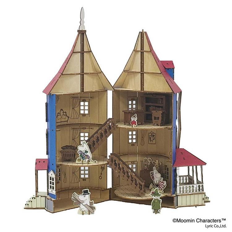 ムーミン ムーミンやしき ki−gu−mi 木製 パズル キグミ Wooden Art ki-gu-mi ムーミンやしき（Yahoo!・アイリスプラザ Yahoo!店）