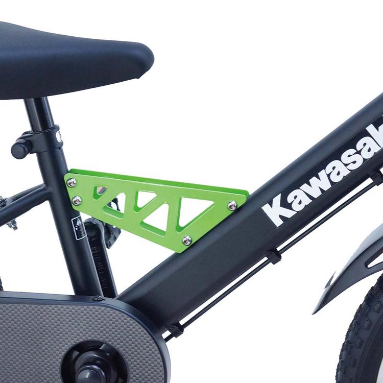 自転車 キッズバイク 幼児 子供用 18インチ ブラック Kawasaki