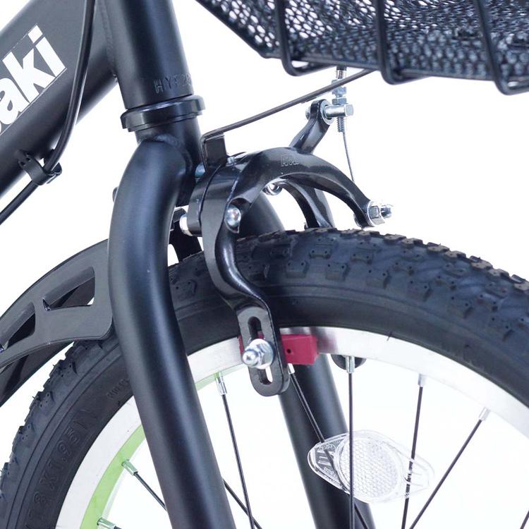 自転車 キッズバイク 幼児 子供用 18インチ ブラック Kawasaki