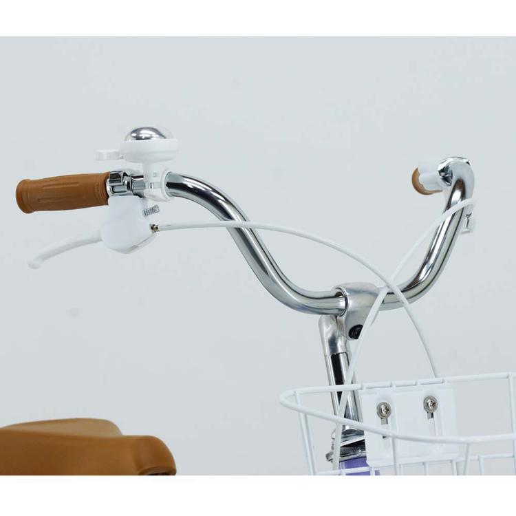 自転車 キッズバイク 18インチ ラベンダー ピンク ブルー ガーリー