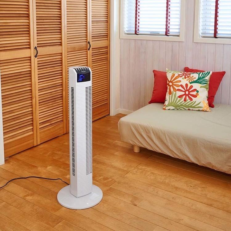 TEKNOS（テクノス） 扇風機 タワー扇風機 フルリモコン スリム フル