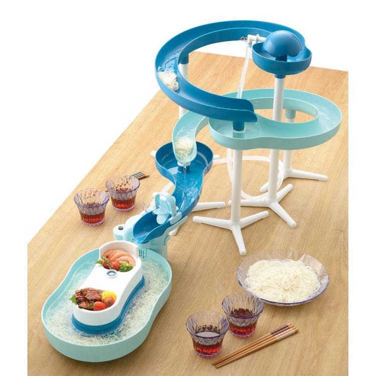 流しそうめん器 そうめん流し器 スライダー 大型 電池式 組み立て簡単