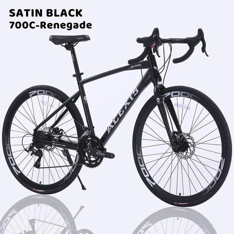 ロードバイク 通勤通学 700C 自転車 STIシフター クイックリリース 16