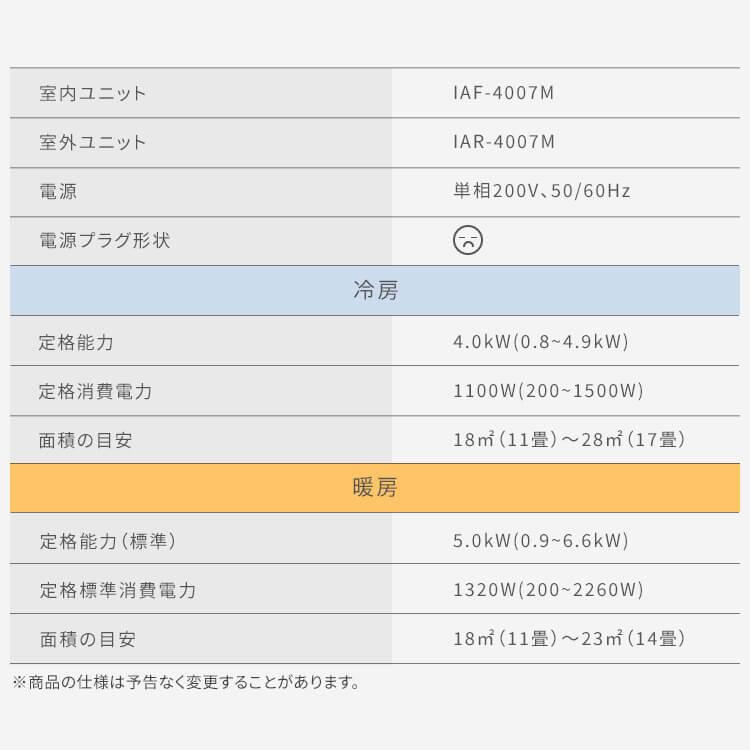 IRIS OHYAMA（アイリスオーヤマ） エアコン 14畳 工事費込 ルーム