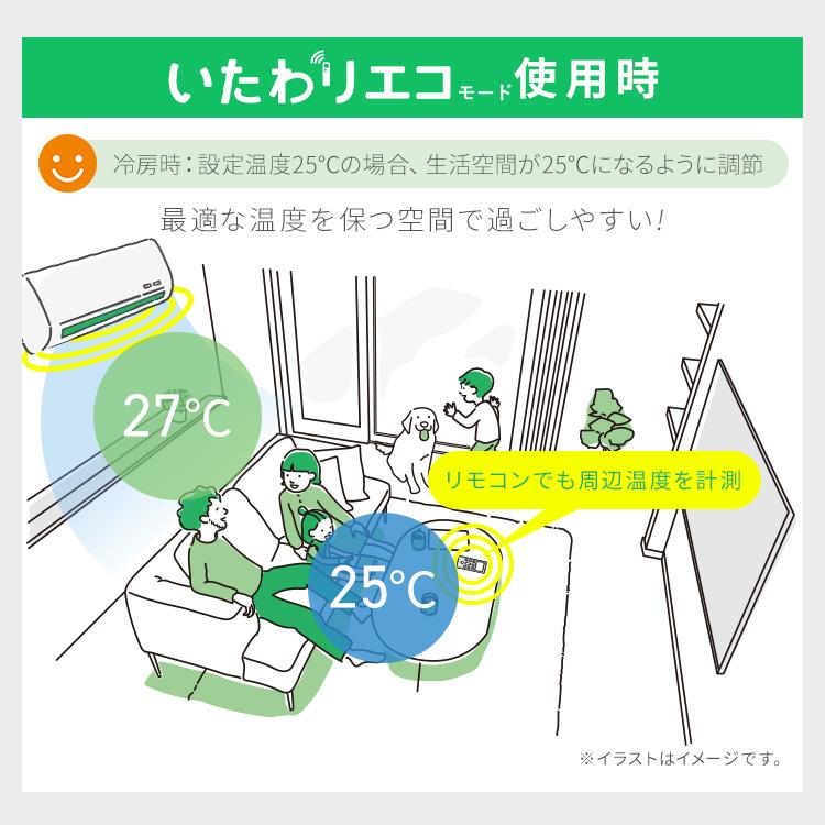 IRIS OHYAMA（アイリスオーヤマ） エアコン 6畳 工事費込 6畳用 節電