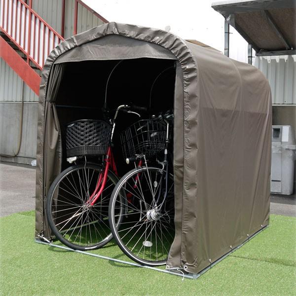 屋外 自転車 収納