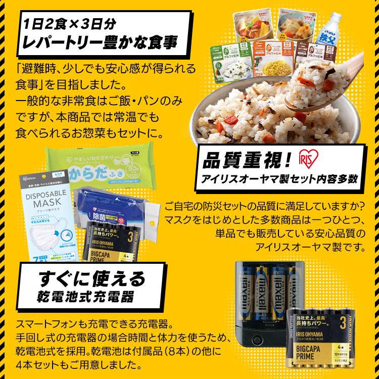 IRIS OHYAMA（アイリスオーヤマ） 防災グッズ セット 防災リュック