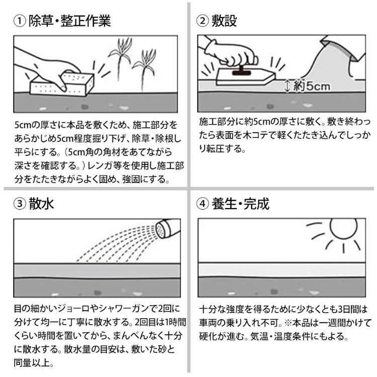 アイリスオーヤマ　超硬い固まる防草砂 10袋セット】超硬い固まる防草砂 15kg G890856 │アイリスオーヤマ公式