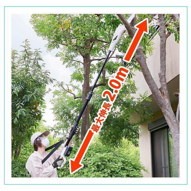 アイリスオーヤマ 高枝切りチェーンソー IRIS OHYAMA（アイリスオーヤマ） チェーンソー 充電式 充電式