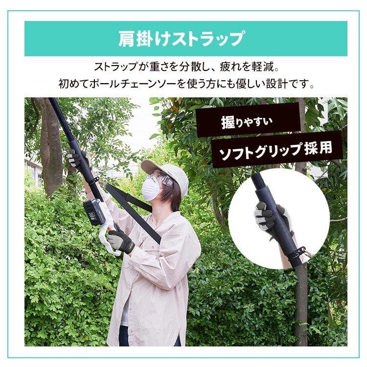 アイリスオーヤマ 高枝切りチェーンソー IRIS OHYAMA（アイリスオーヤマ） チェーンソー 充電式 充電式