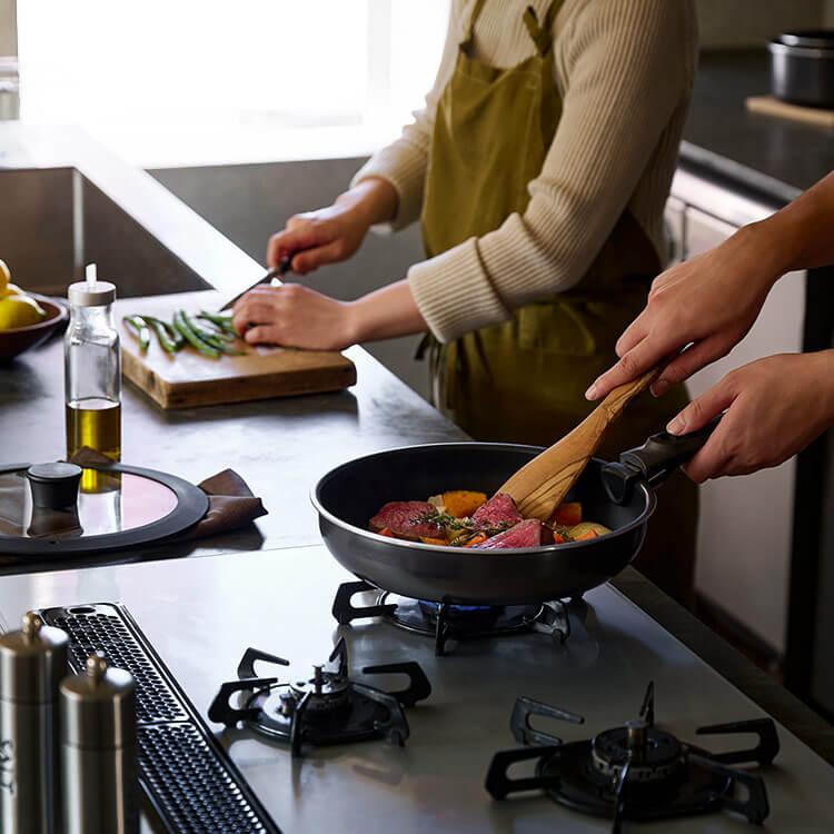 チャン　TERA　COAT（12点セット）IH/ガス兼用 楽天市場】☆アイリス史上No.1コーティング☆【公式】フライパン