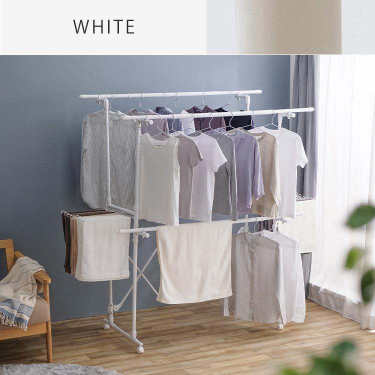 IRIS OHYAMA（アイリスオーヤマ） 室内物干し 折りたたみ 物干スタンド