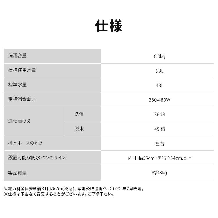 IRIS OHYAMA（アイリスオーヤマ） 洗濯機 8kg 一人暮らし 縦型 全自動