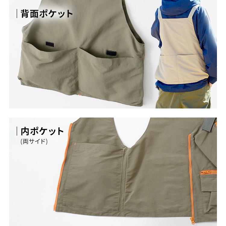 IRIS OHYAMA（アイリスオーヤマ） 作業服 ベスト メンズ 多機能 撥水