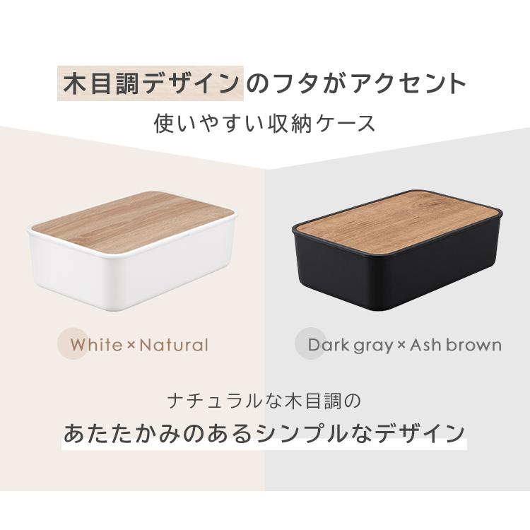 IRIS OHYAMA（アイリスオーヤマ） 収納ボックス Sサイズ+Mサイズ 2個