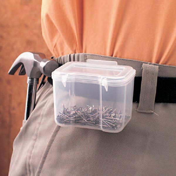 IRIS OHYAMA（アイリスオーヤマ） 工具箱 ウエストケース WC-90 クリア