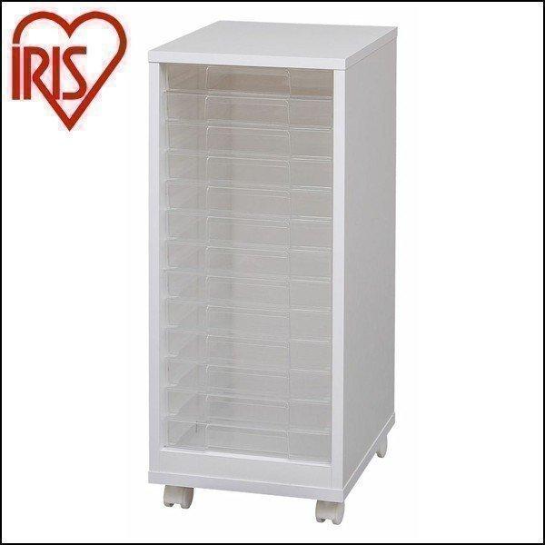 書類ケース 引き出し レターケース A4 13段 浅型 アイリスオーヤマ