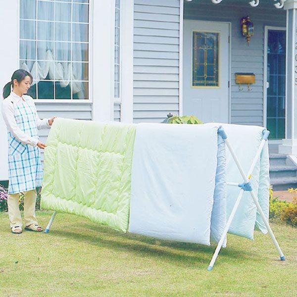 室内物干し 折りたたみ 物干しスタンド 室内 布団干し 屋外 アイリスオーヤマ 屋内 ベランダ おしゃれ 布団干しスタンド ステンレス CX-240｜irisplaza｜10