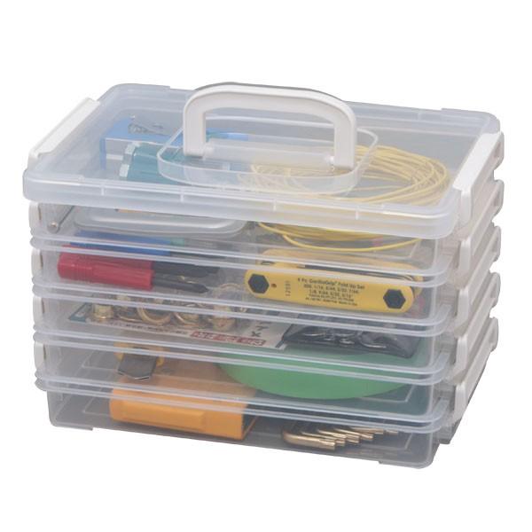 IRIS OHYAMA（アイリスオーヤマ） ジョイントケース ハンドル付 クリア